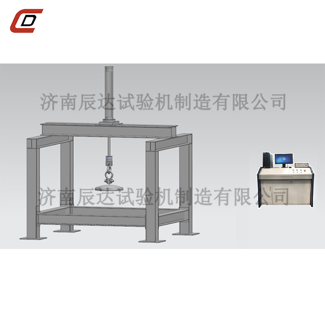 邊坡柔性防護網(wǎng)系統抗頂破力試驗機的工作原理是什么？